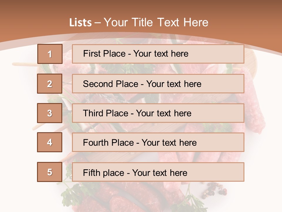 Cuisine Tomato Isolated PowerPoint Template