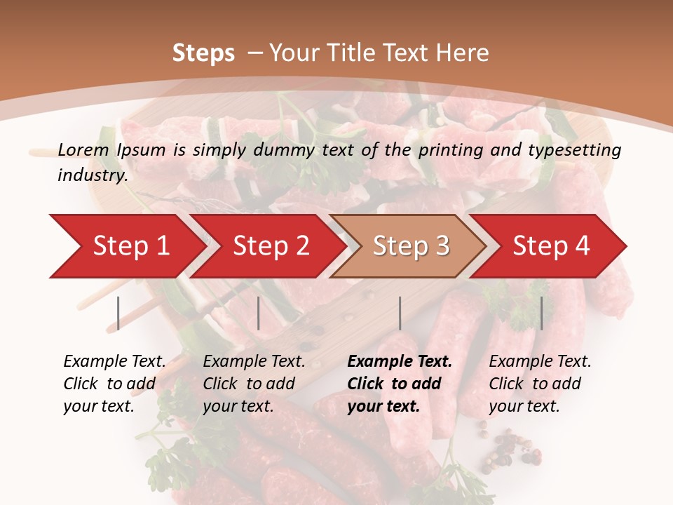 Cuisine Tomato Isolated PowerPoint Template