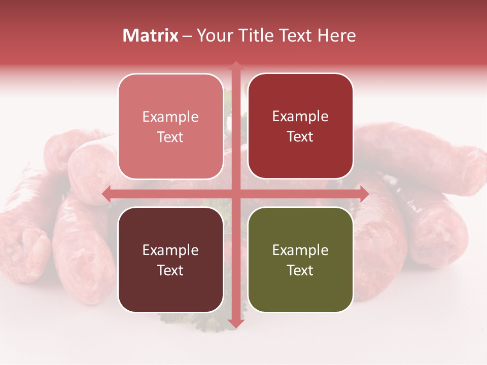 Sausage Pork Nutrition PowerPoint Template