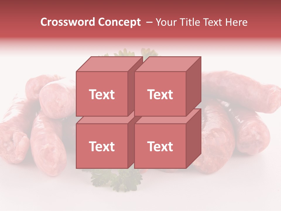 Sausage Pork Nutrition PowerPoint Template