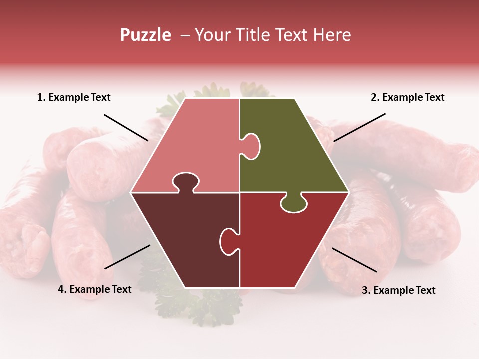 Sausage Pork Nutrition PowerPoint Template
