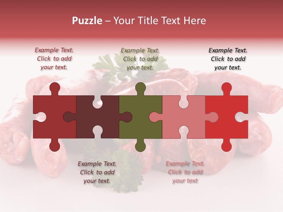 Sausage Pork Nutrition PowerPoint Template