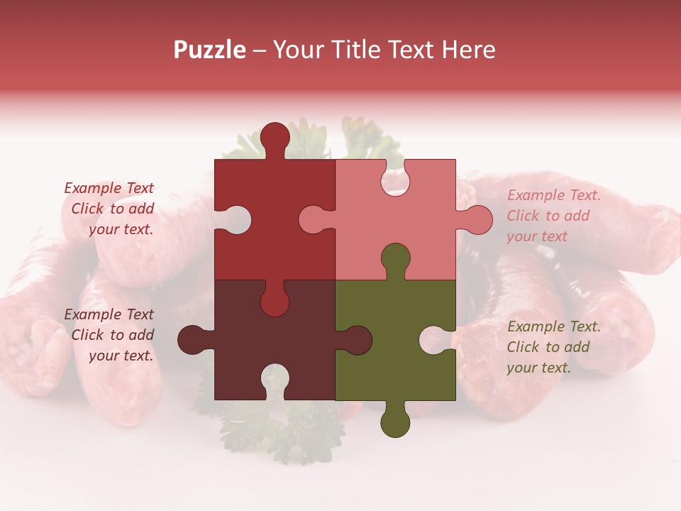 Sausage Pork Nutrition PowerPoint Template