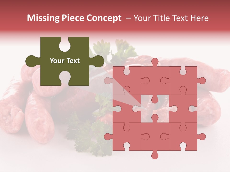 Sausage Pork Nutrition PowerPoint Template