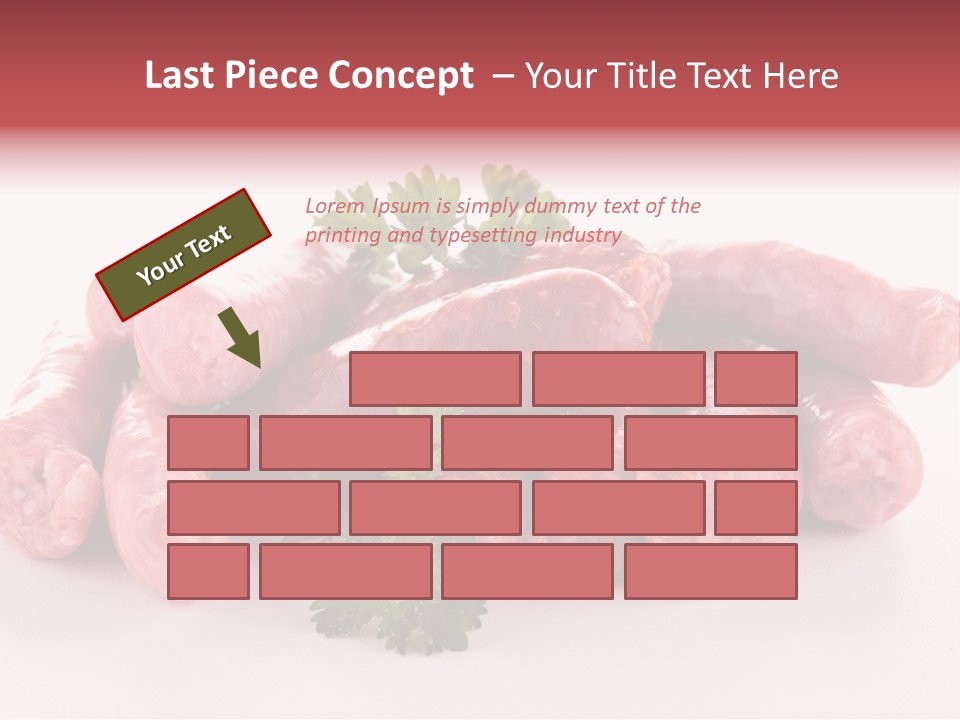 Sausage Pork Nutrition PowerPoint Template
