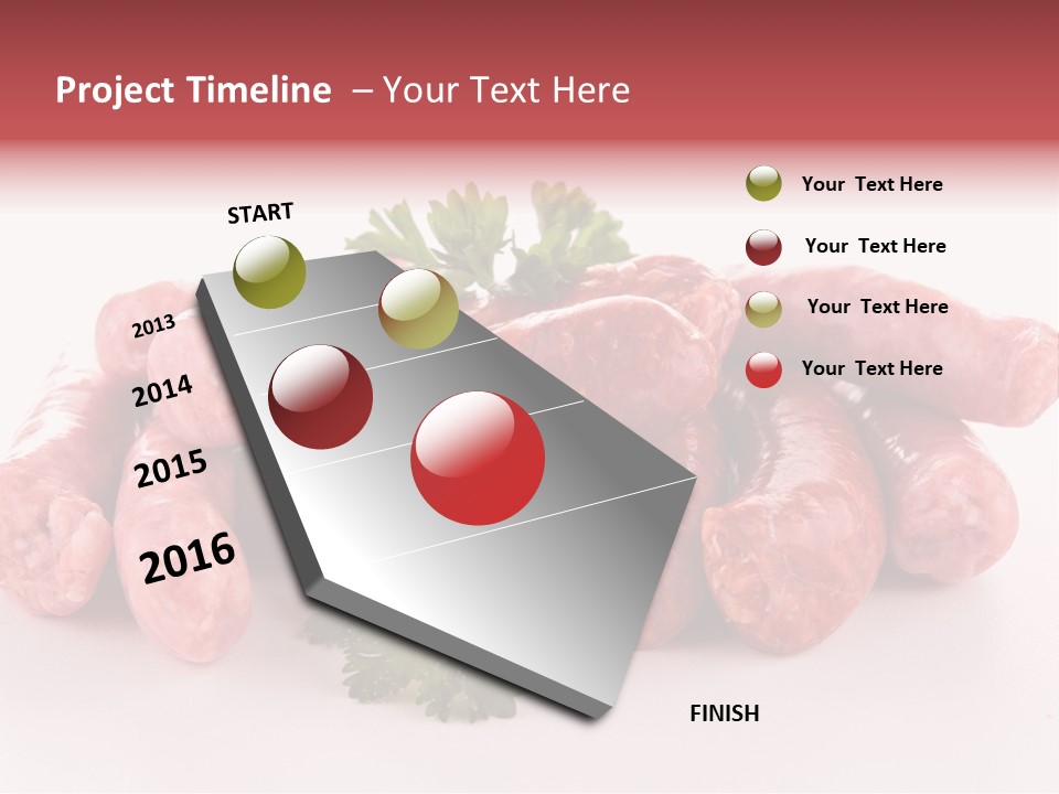 Sausage Pork Nutrition PowerPoint Template