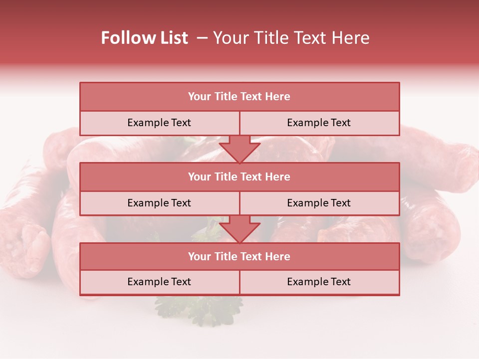 Sausage Pork Nutrition PowerPoint Template