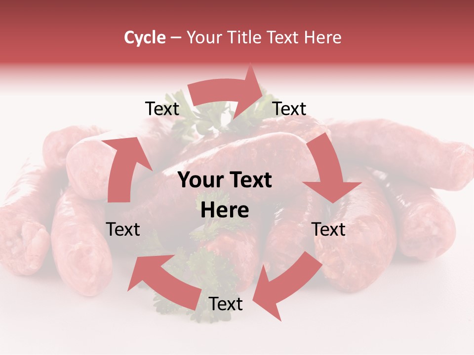 Sausage Pork Nutrition PowerPoint Template