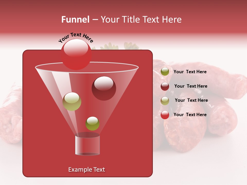 Sausage Pork Nutrition PowerPoint Template