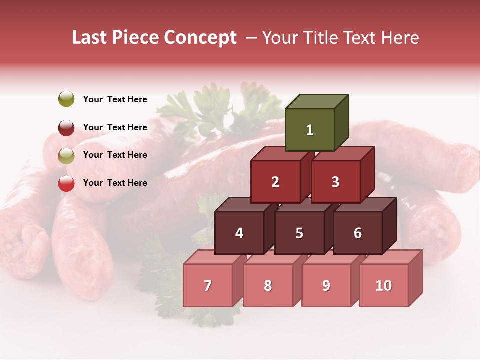 Sausage Pork Nutrition PowerPoint Template