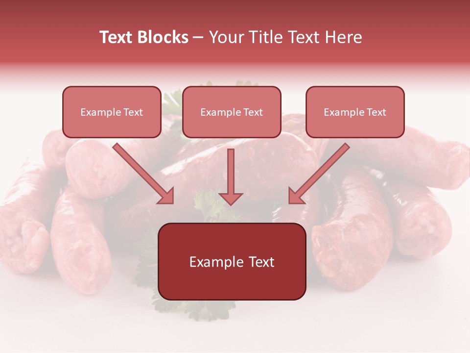 Sausage Pork Nutrition PowerPoint Template