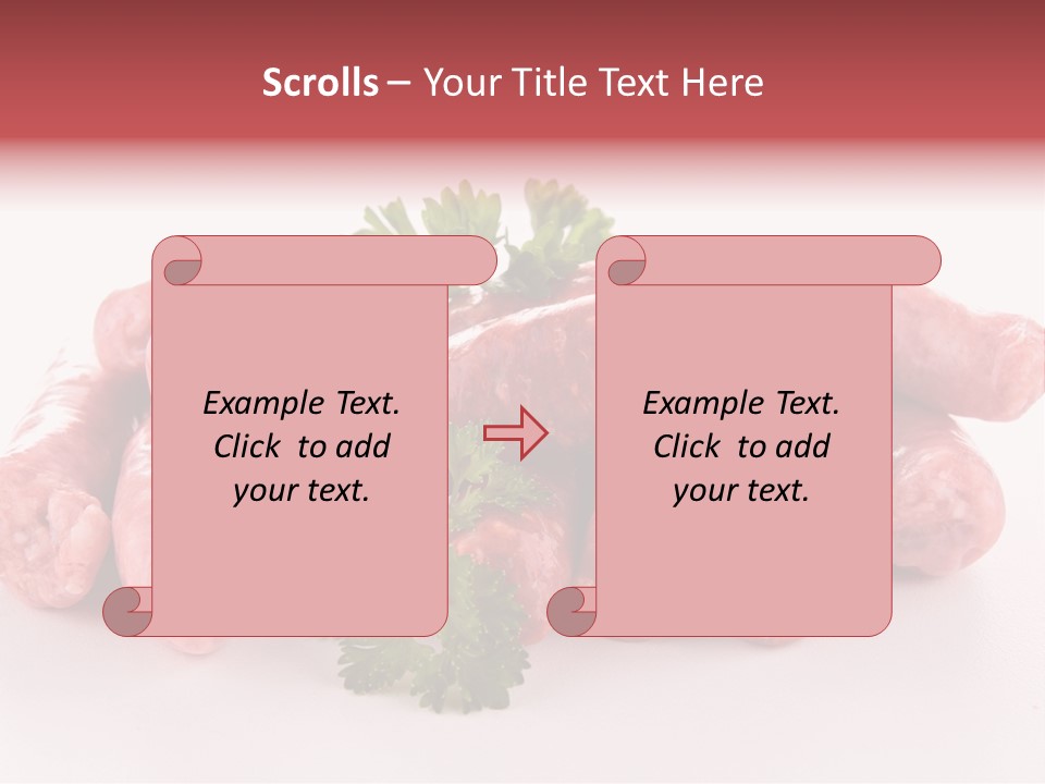 Sausage Pork Nutrition PowerPoint Template