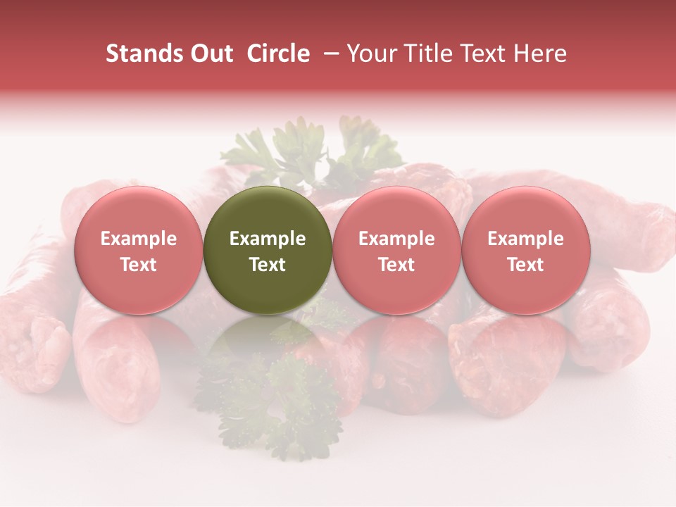 Sausage Pork Nutrition PowerPoint Template