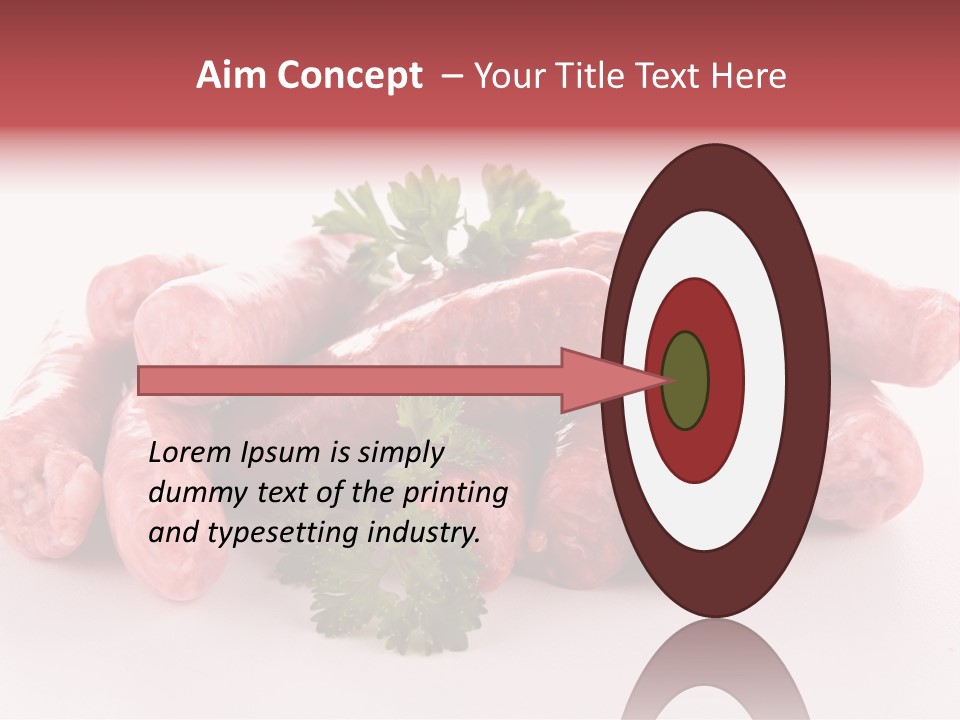 Sausage Pork Nutrition PowerPoint Template