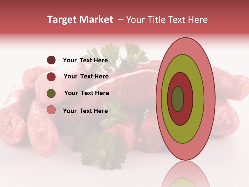 Sausage Pork Nutrition PowerPoint Template