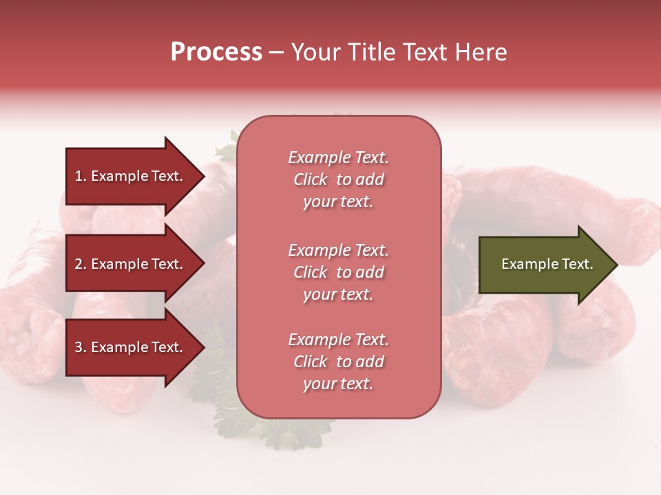 Sausage Pork Nutrition PowerPoint Template