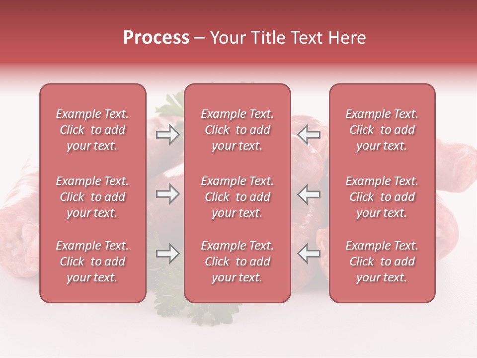 Sausage Pork Nutrition PowerPoint Template
