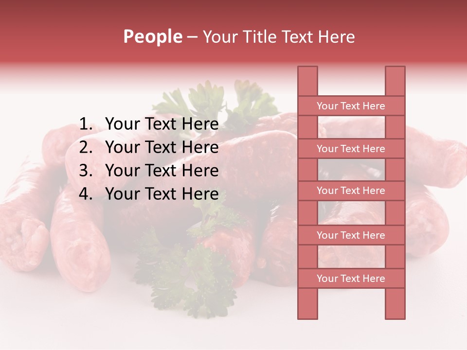Sausage Pork Nutrition PowerPoint Template