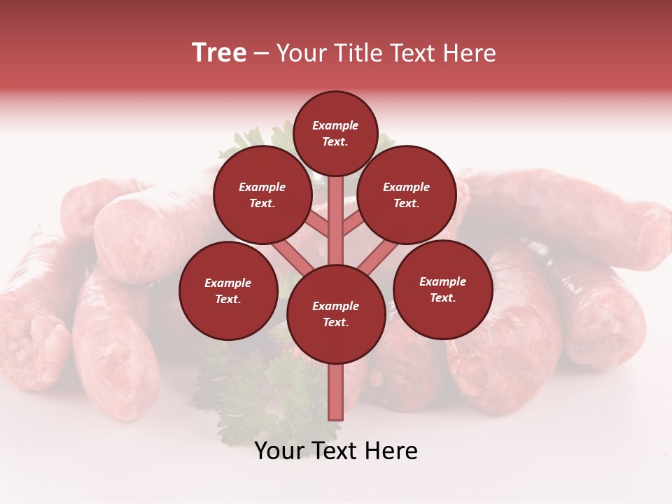 Sausage Pork Nutrition PowerPoint Template