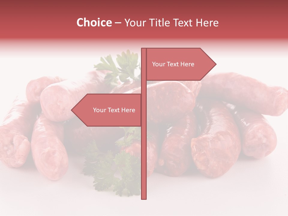 Sausage Pork Nutrition PowerPoint Template