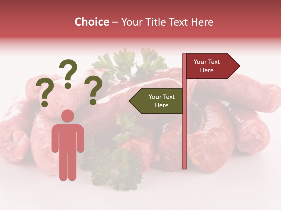 Sausage Pork Nutrition PowerPoint Template