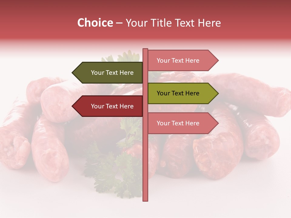 Sausage Pork Nutrition PowerPoint Template
