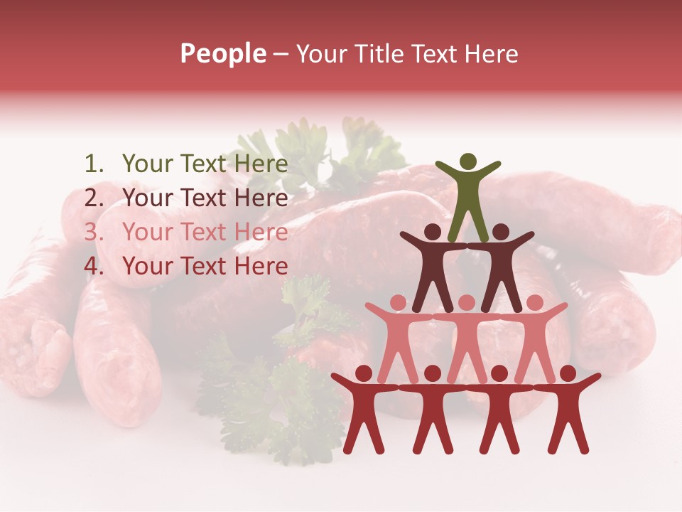Sausage Pork Nutrition PowerPoint Template