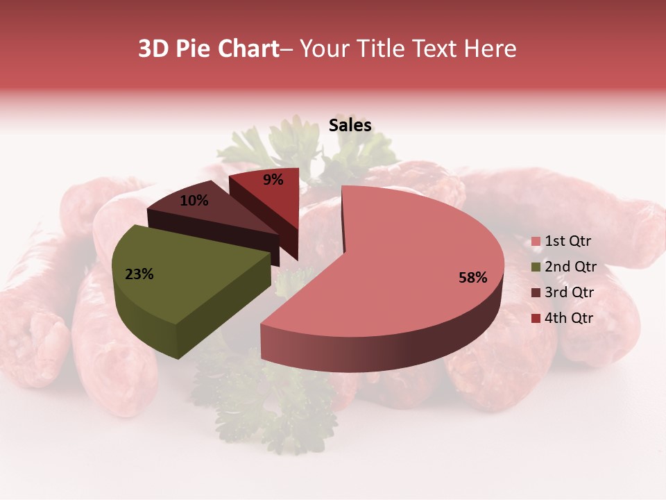 Sausage Pork Nutrition PowerPoint Template