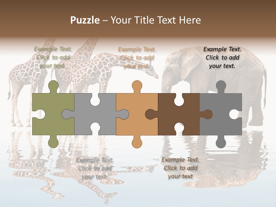 Enormous Neck Africa PowerPoint Template