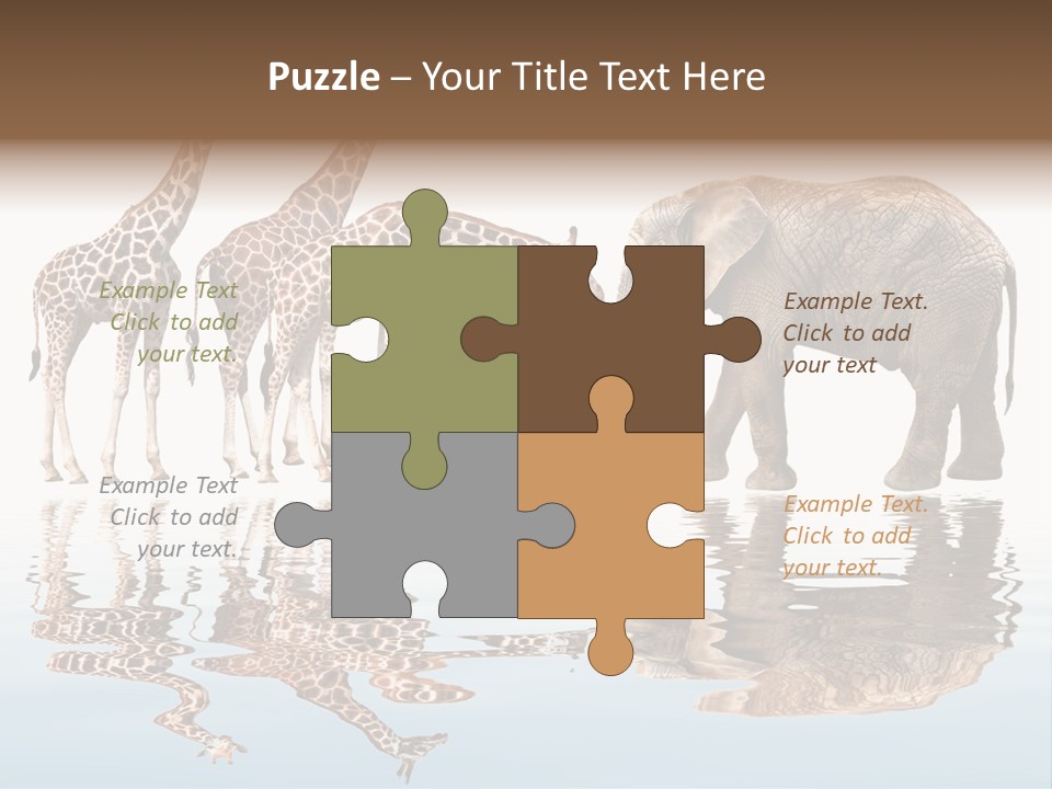 Enormous Neck Africa PowerPoint Template