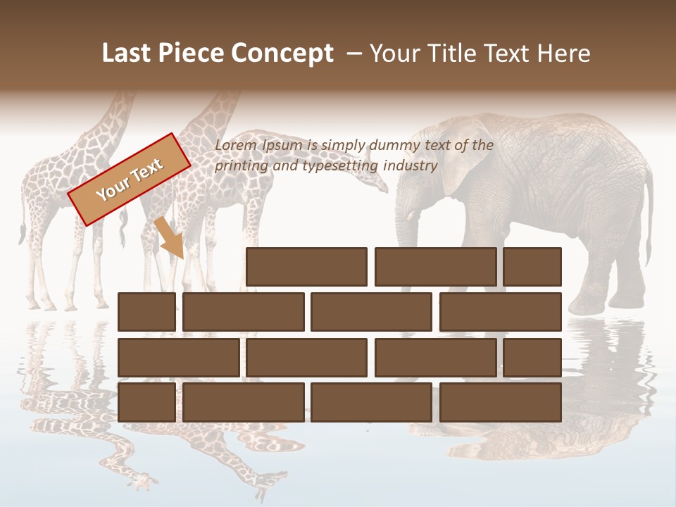 Enormous Neck Africa PowerPoint Template