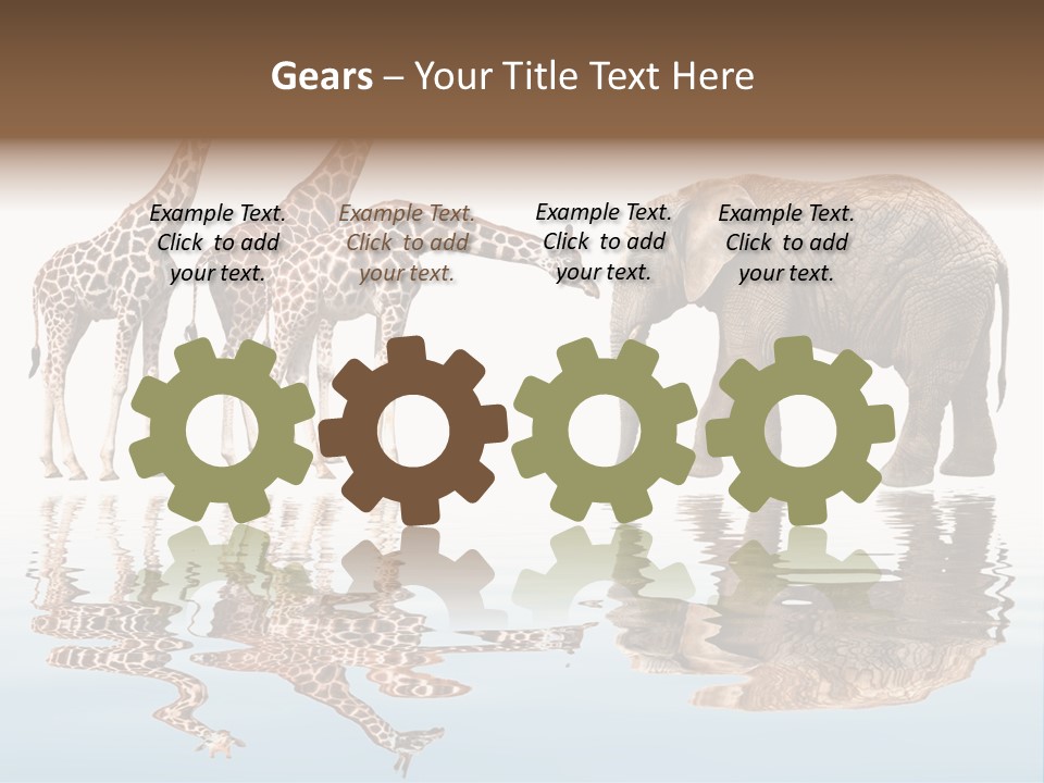 Enormous Neck Africa PowerPoint Template