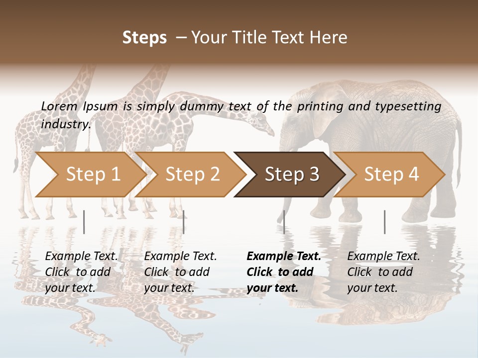 Enormous Neck Africa PowerPoint Template