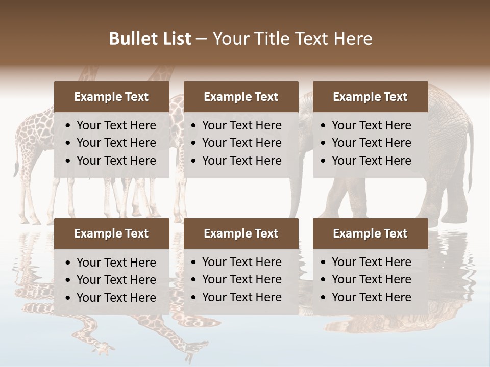 Enormous Neck Africa PowerPoint Template