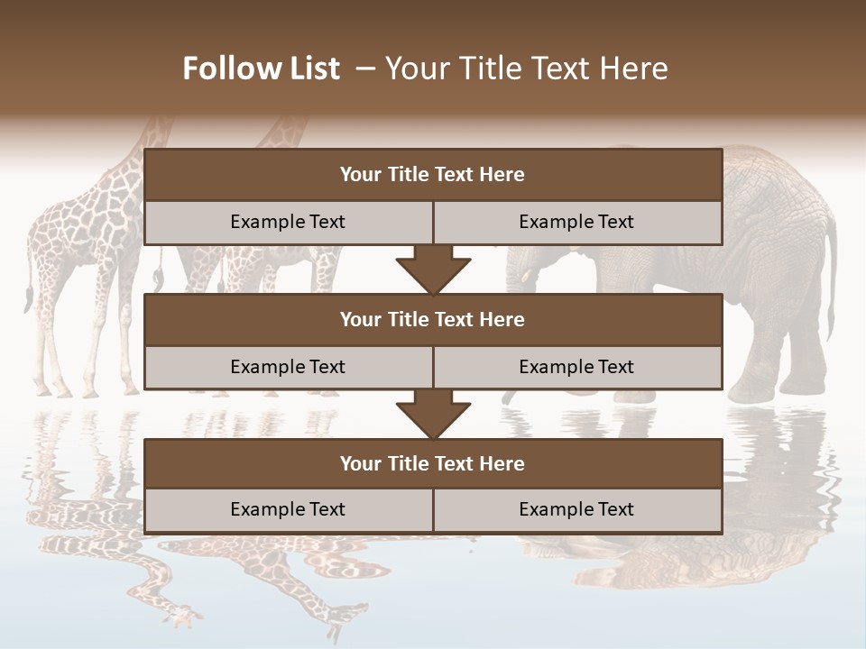 Enormous Neck Africa PowerPoint Template