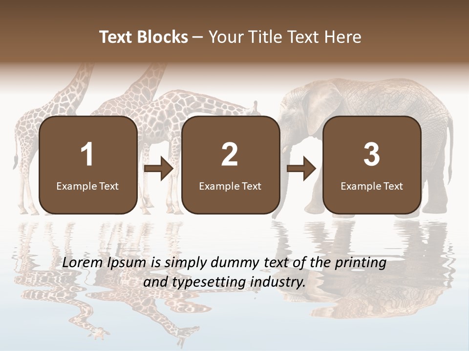 Enormous Neck Africa PowerPoint Template