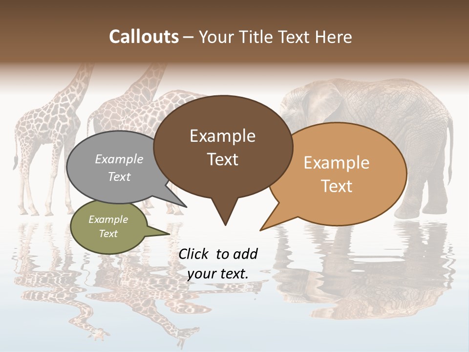Enormous Neck Africa PowerPoint Template
