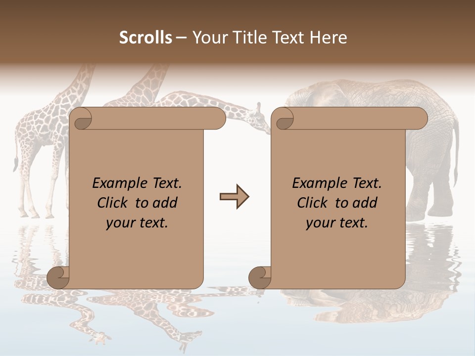 Enormous Neck Africa PowerPoint Template