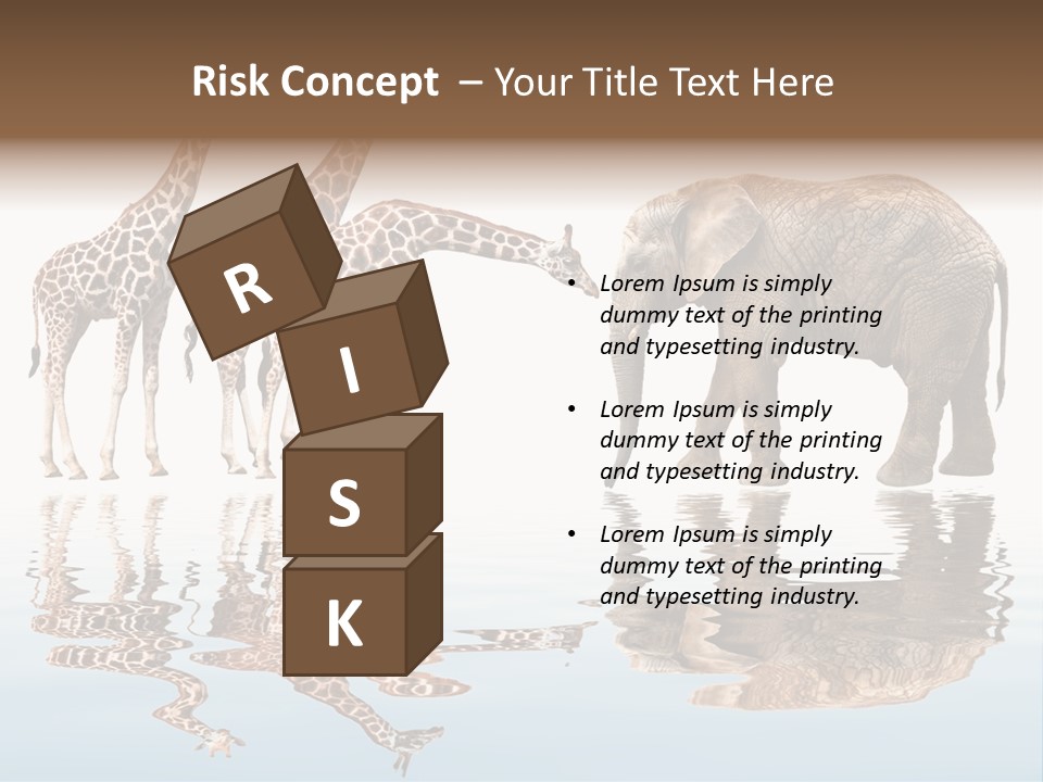 Enormous Neck Africa PowerPoint Template