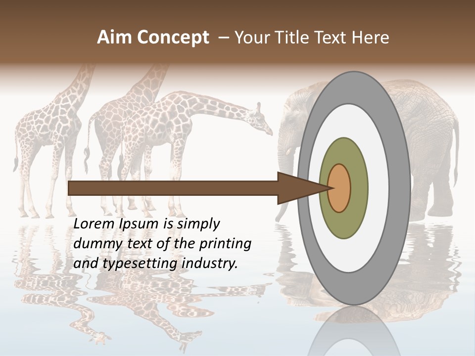 Enormous Neck Africa PowerPoint Template