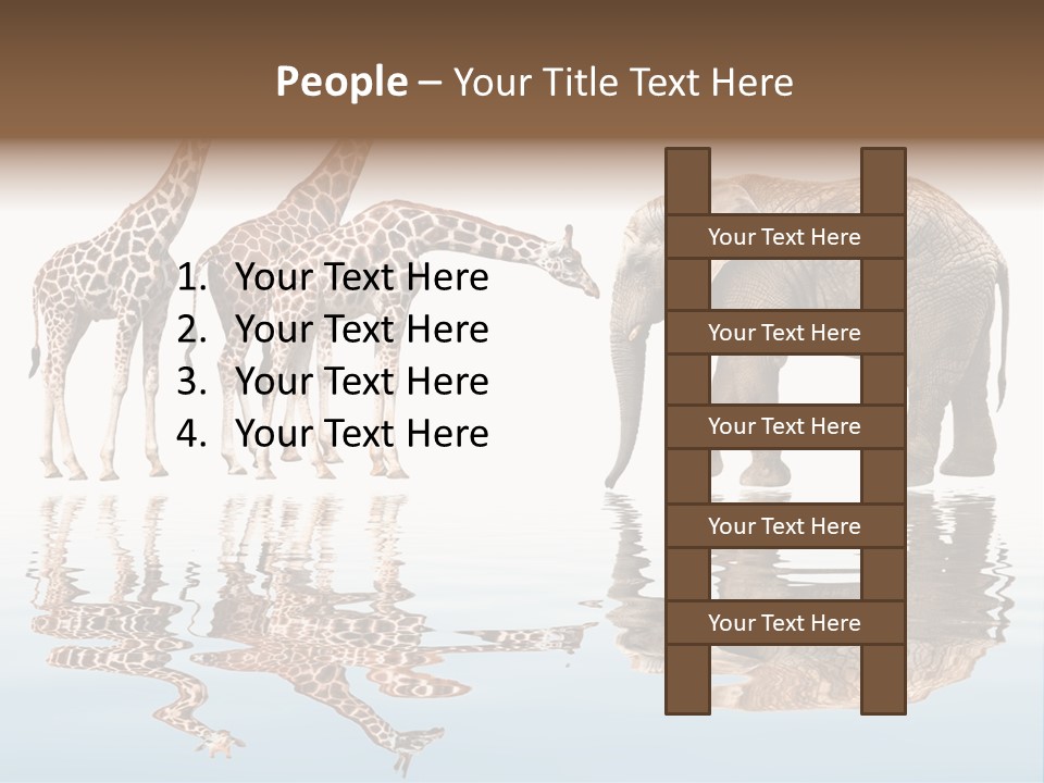 Enormous Neck Africa PowerPoint Template