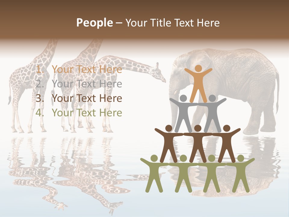 Enormous Neck Africa PowerPoint Template