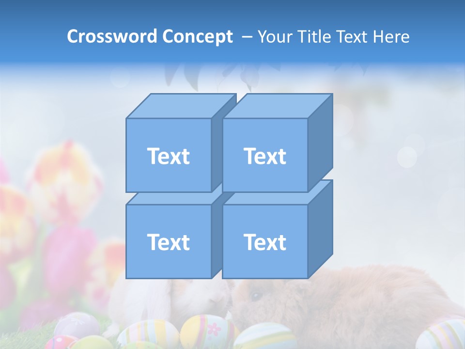Farben Sonnig Kind PowerPoint Template