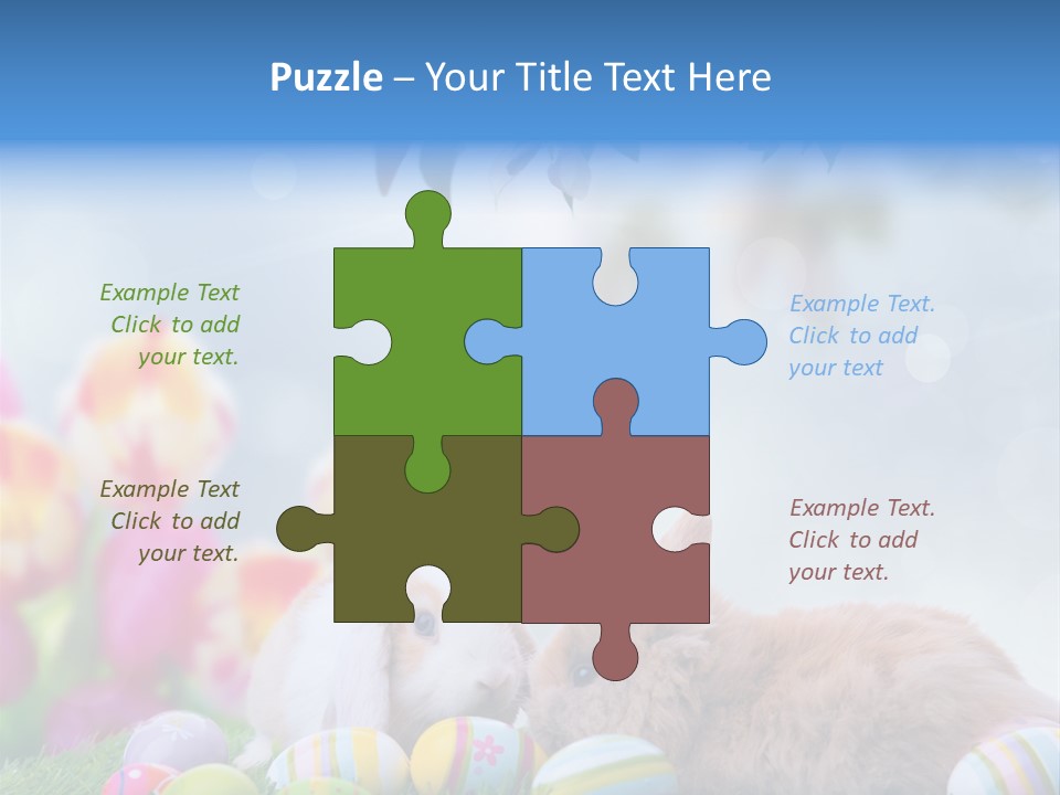 Farben Sonnig Kind PowerPoint Template