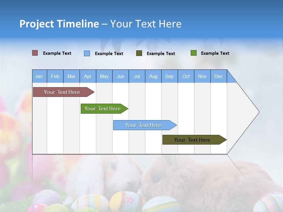Farben Sonnig Kind PowerPoint Template