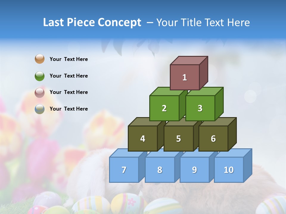 Farben Sonnig Kind PowerPoint Template