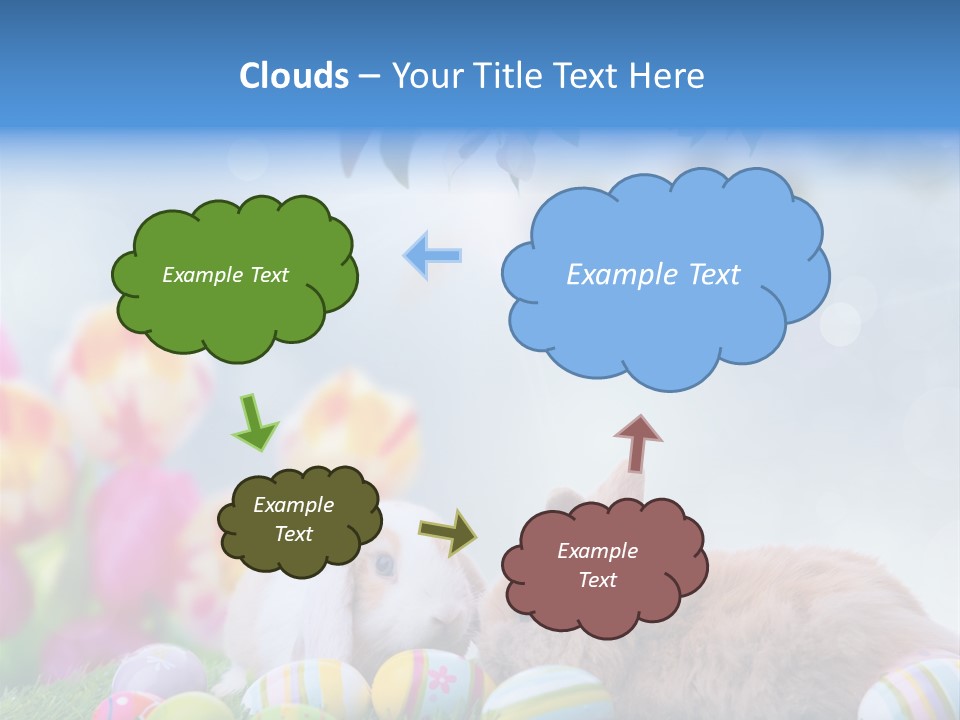 Farben Sonnig Kind PowerPoint Template