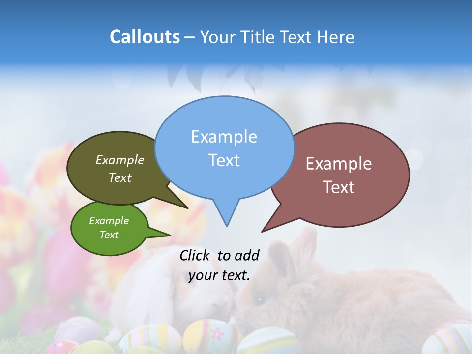 Farben Sonnig Kind PowerPoint Template