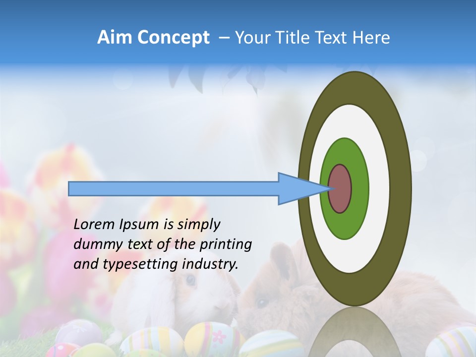 Farben Sonnig Kind PowerPoint Template