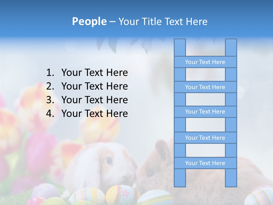 Farben Sonnig Kind PowerPoint Template